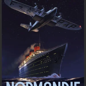 AFFICHE 50*70 - NORMANDIE - Romain Hugault