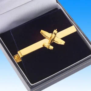 Pince Cravate DR400 dorée à l'or fin 24 carats